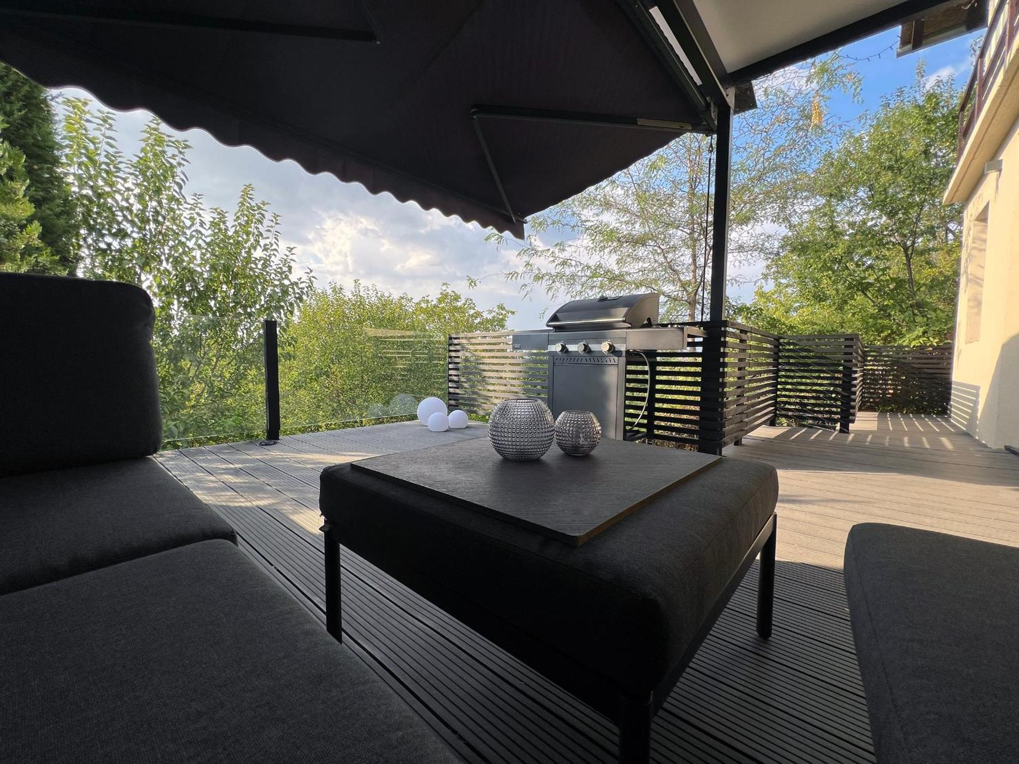 Apartament Pergola House In A Green Oasis With Fantastic View Petrovaradin Zewnętrze zdjęcie